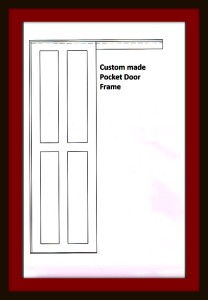 custom made pocket door frame